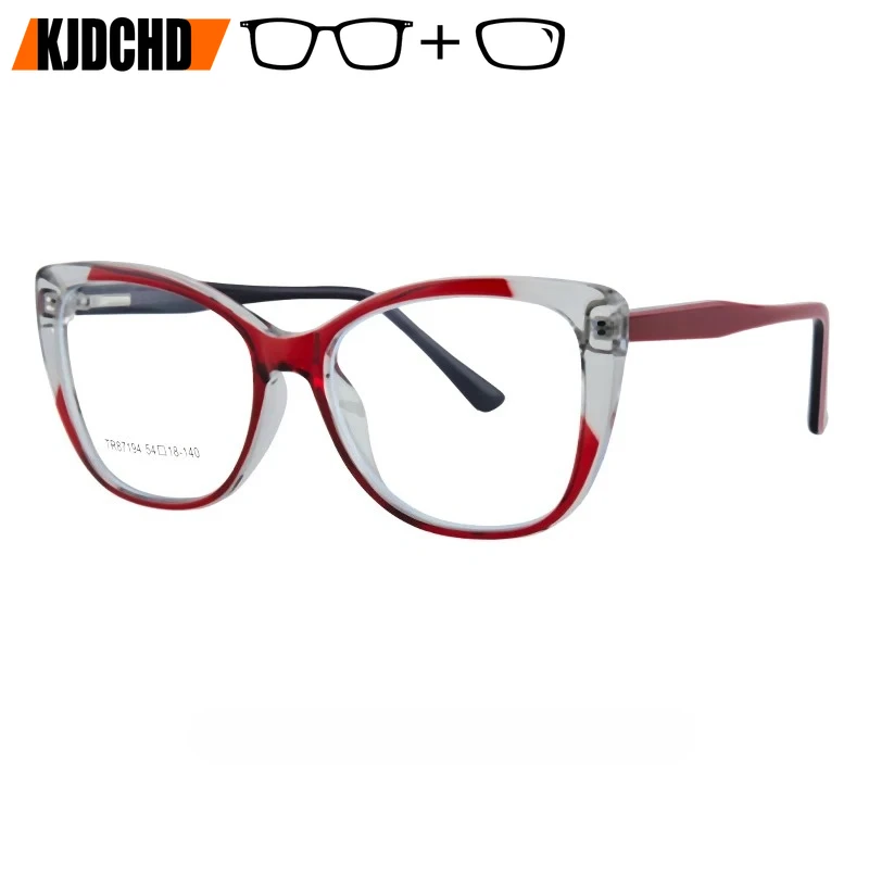 Очки KJDCHD для женщин: фотохромные, с прогрессивной коррекцией зрения, модная оправа «кошачий глаз» из ацетата
Очки KJDCHD для женщин: фотохромные, с прогрессивной коррекцией зрения, модная оправа «кошачий глаз» из ацетата