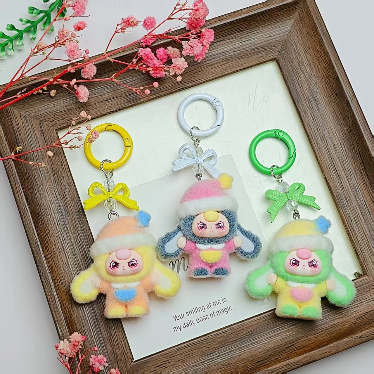 9PCS Baby Three Keychain Cute Pajama Doll Pendant DIY Phone Charm Plush Toy Creative Decoration
9PCS Baby Three Keychain Cute Pajama Doll Pendant DIY Phone Charm Plush Toy Creative Decoration