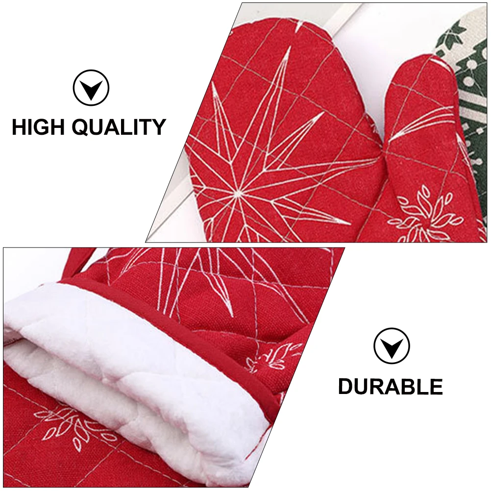 2 Sets Resistant Oven Gloves Insulation Pad Heat Resistant Oven Mitt Baking Mitts Kitchen Supplies Microwave Glove Christmas
2 Sets Resistant Oven Gloves Insulation Pad Heat Resistant Oven Mitt Baking Mitts Kitchen Supplies Microwave Glove Christmas