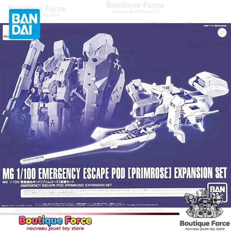 Bandai Gundam Model Kit MG 1/100 EMERGENCY ESCAPE POD PRIMROSE EXPANSION SET Anime Action Figure Building Toy Collectible for
Bandai Gundam Model Kit MG 1/100 EMERGENCY ESCAPE POD PRIMROSE EXPANSION SET Anime Action Figure Building Toy Collectible for