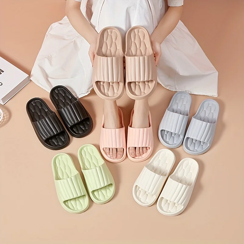 Slippers Women's EVA Slide Slippers - Soft Comfortable Non-Slip Indoor/Outdoor House Shoes, Washable All-Season Design
Slippers Women's EVA Slide Slippers - Soft Comfortable Non-Slip Indoor/Outdoor House Shoes, Washable All-Season Design