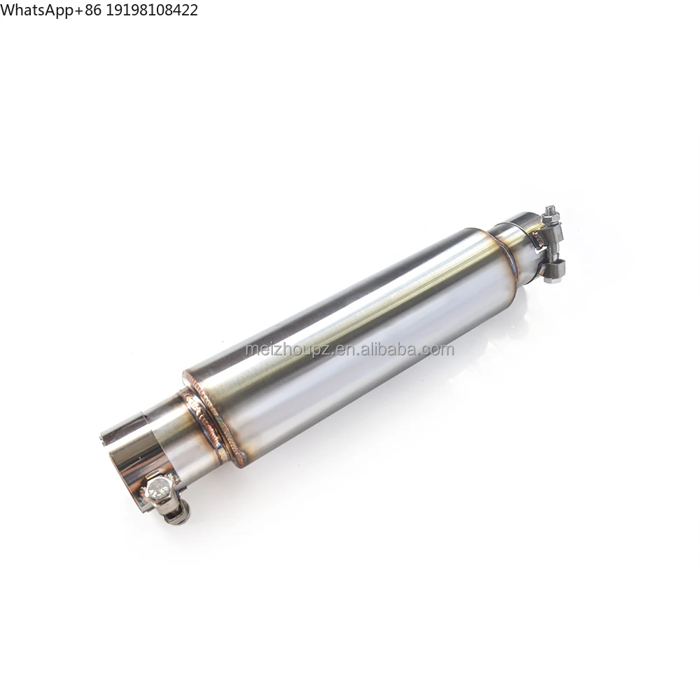 Universal 63MM Stainless Steel Mid Pipe Used for All Car Exhaust Pipe with Drum Resonator to Reduce Resonance Down Pipe Exhaust
Universal 63MM Stainless Steel Mid Pipe Used for All Car Exhaust Pipe with Drum Resonator to Reduce Resonance Down Pipe Exhaust
