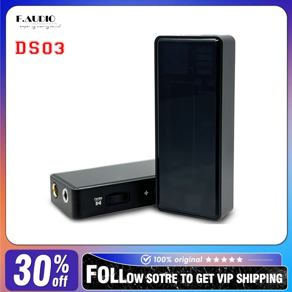 F. AUDIO DS03 Портативный декодирующий OLED-экран для наушников ES9603Q ЦАП ES9039Q2M Чип PCM768 кГц Усилитель Native DSD512
F. AUDIO DS03 Портативный декодирующий OLED-экран для наушников ES9603Q ЦАП ES9039Q2M Чип PCM768 кГц Усилитель Native DSD512