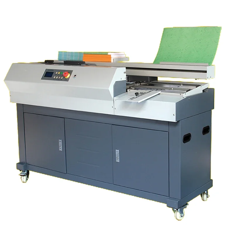 New English Version Glue Binding Machine Adhesive Applicator 360 Wireless Stapler A3 Double Motor Trolley Making Machine
New English Version Glue Binding Machine Adhesive Applicator 360 Wireless Stapler A3 Double Motor Trolley Making Machine
