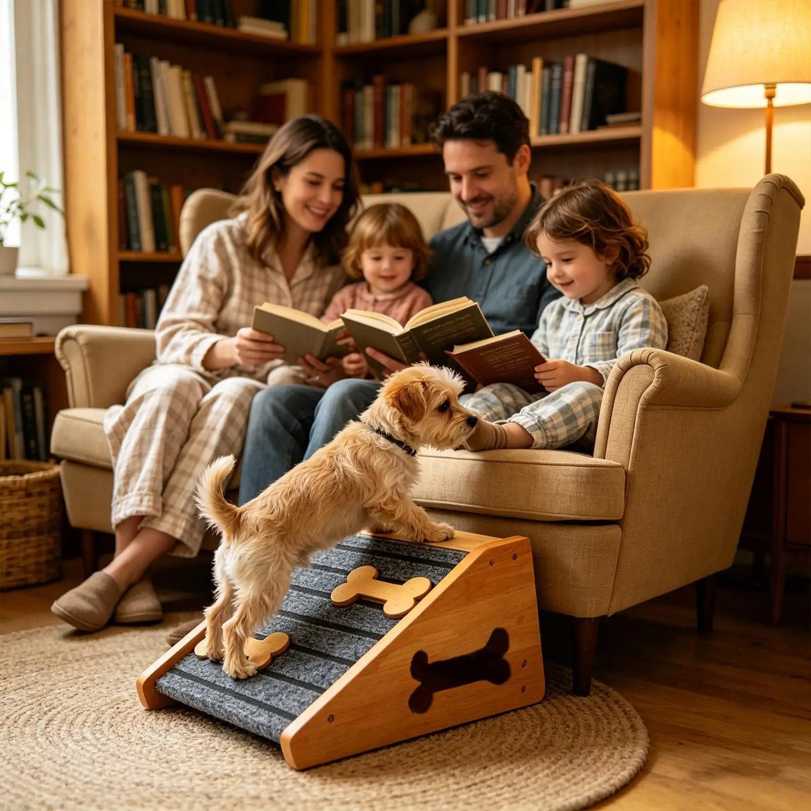 Ramp For Dogs Anti-Slip Wooden Staircase Pet Ramp With Felt Pad For Bed Couch Sofa Home Bedroom Doorway Indoor
Ramp For Dogs Anti-Slip Wooden Staircase Pet Ramp With Felt Pad For Bed Couch Sofa Home Bedroom Doorway Indoor