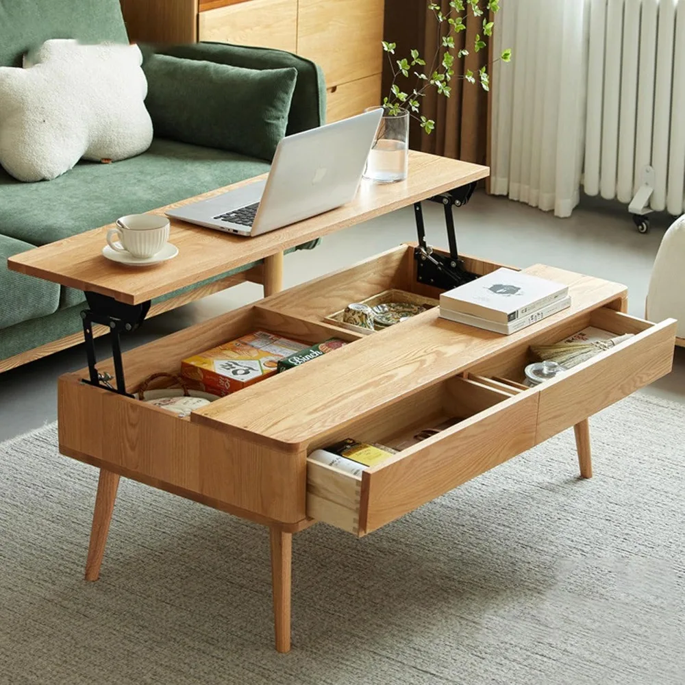 Wood Lift Top Coffee Table, 100% Solid Oak Wood Small Rising Dining Center Tables with Storage Shelf and Hidden, Customized
Wood Lift Top Coffee Table, 100% Solid Oak Wood Small Rising Dining Center Tables with Storage Shelf and Hidden, Customized