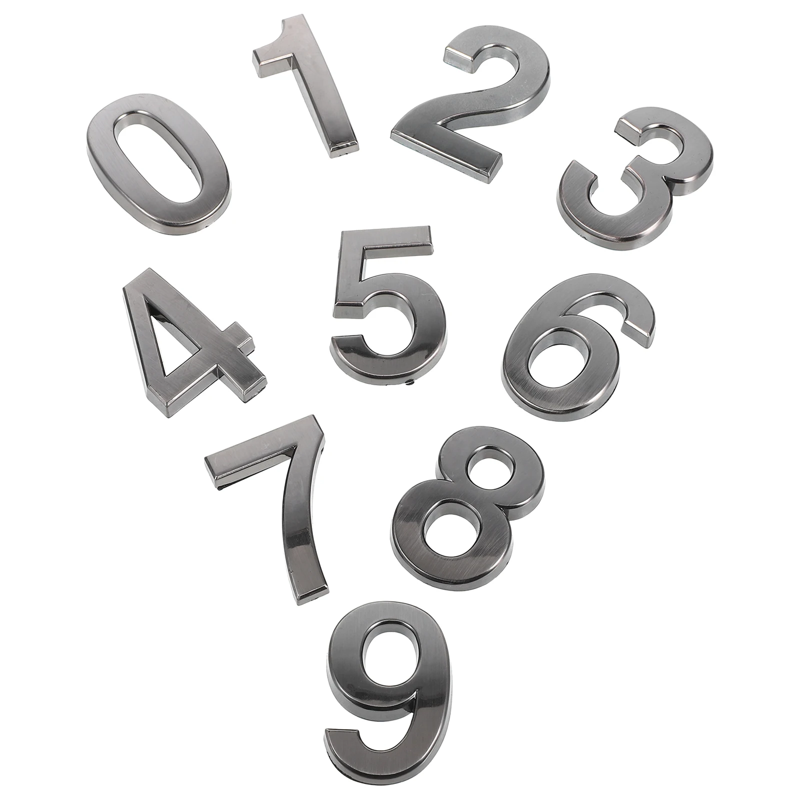 10pcs Metal Doorplate Figure House Number Signboard Customizable Room Gate Number Easy Installation Modern Design Suitable
10pcs Metal Doorplate Figure House Number Signboard Customizable Room Gate Number Easy Installation Modern Design Suitable