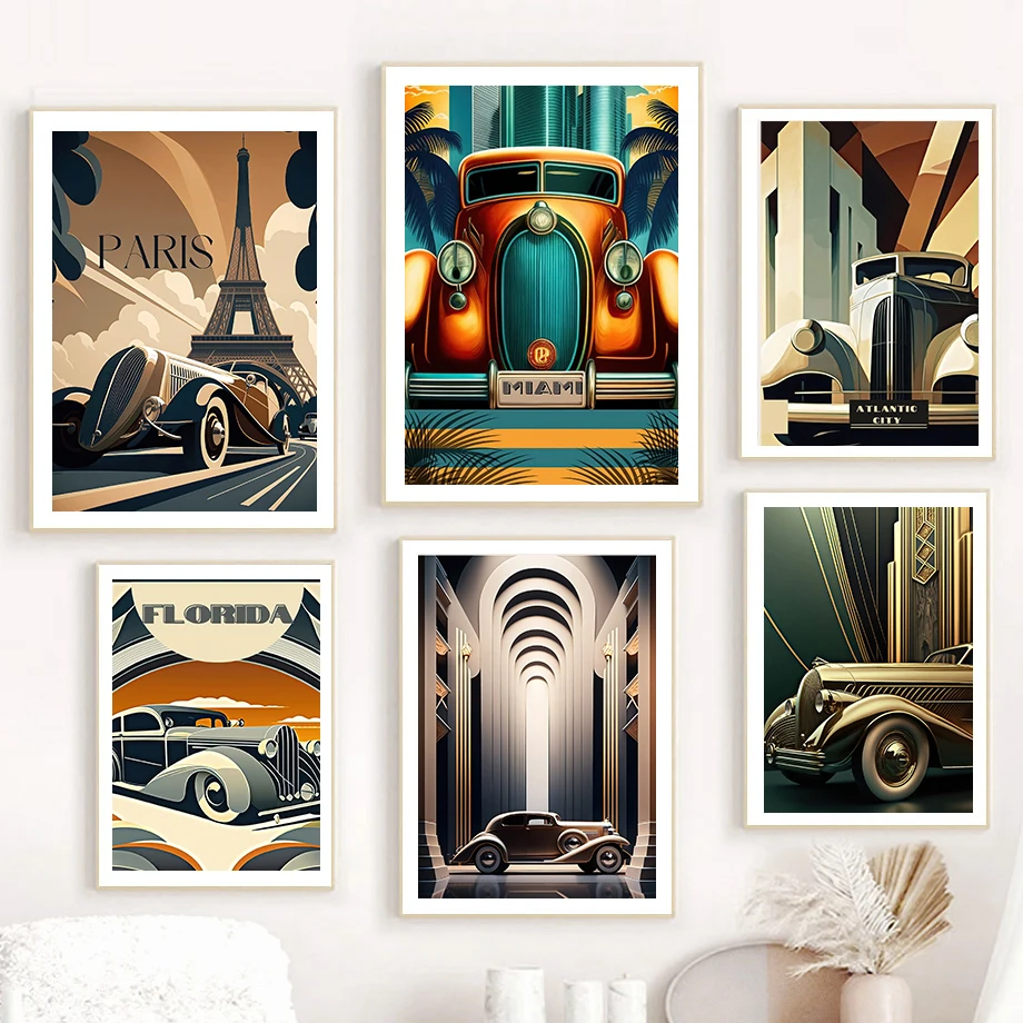 Vintage Car Eiffel Tower Vintage Paris Art Car travel Wall Art Canvas Painting Nordic Poster Home Living Room Decor
Vintage Car Eiffel Tower Vintage Paris Art Car travel Wall Art Canvas Painting Nordic Poster Home Living Room Decor
