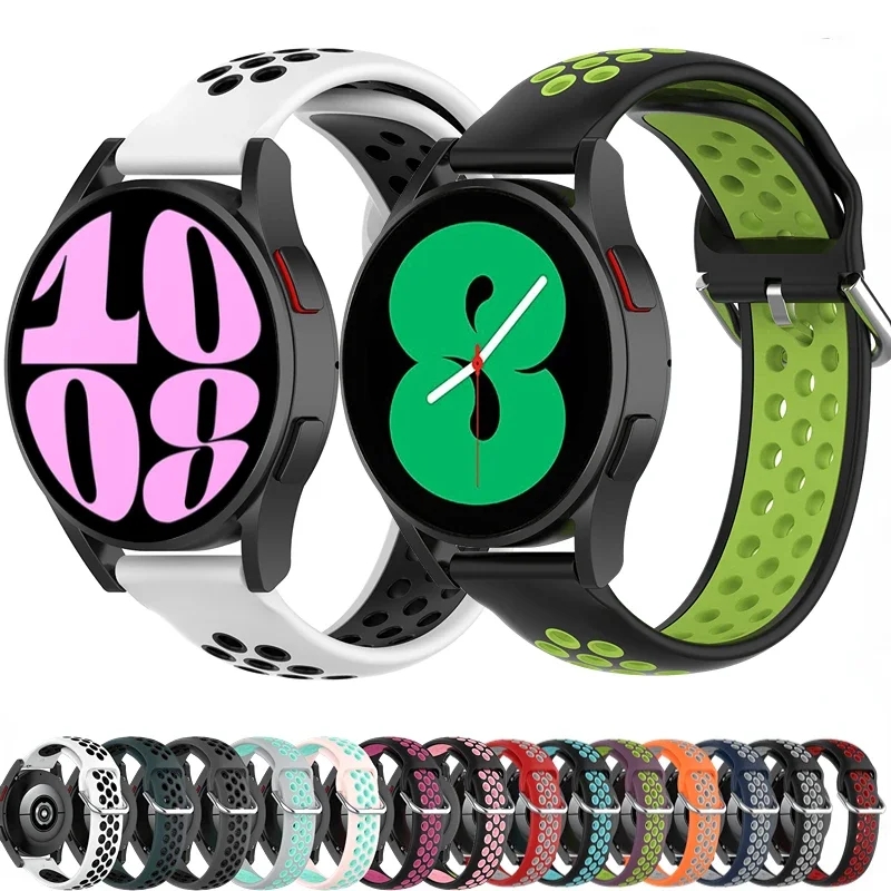 20mm 22mm Silicone Strap for Samsung Watch Galaxy 7/6/5/4 44mm 40mm Pro Bracelet for Watch 4 6 Classic 42mm 46mm 43mm 47mm Band
20mm 22mm Silicone Strap for Samsung Watch Galaxy 7/6/5/4 44mm 40mm Pro Bracelet for Watch 4 6 Classic 42mm 46mm 43mm 47mm Band