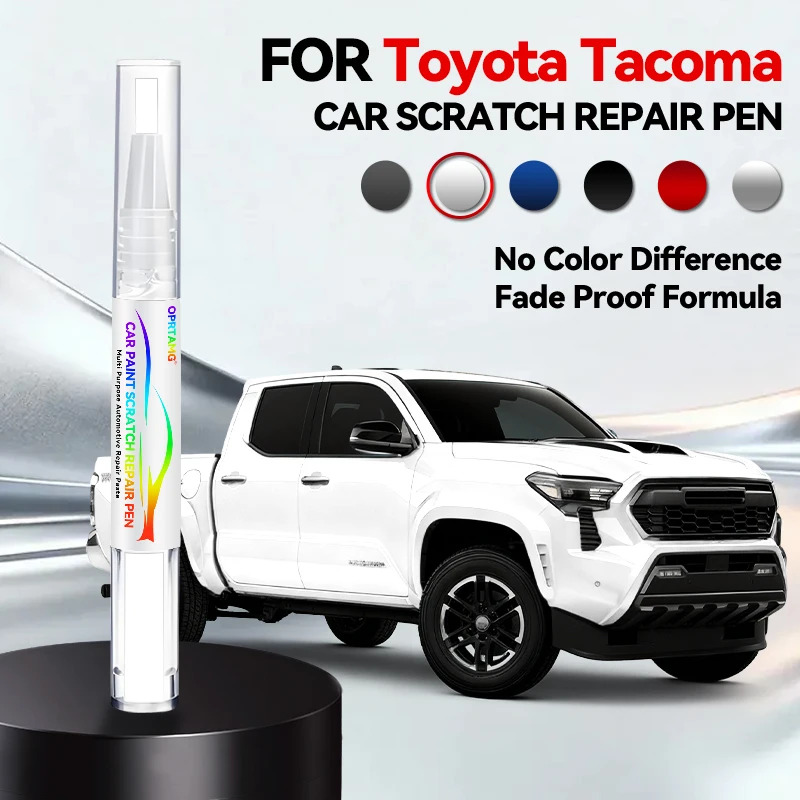 Ручка-корректор для ремонта автомобильной краски для Toyota Tacoma 1996-2026: аксессуары для устранения царапин, цвета: белый, черный, серебристый
Ручка-корректор для ремонта автомобильной краски для Toyota Tacoma 1996-2026: аксессуары для устранения царапин, цвета: белый, черный, серебристый