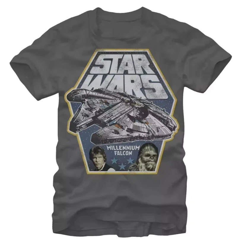 2026 Summer Star Wars The Empire's Most Wanted Men's Cotton Short Sleeve T-shirt Breathable Movie Streetwear For Daily Kids
2026 Summer Star Wars The Empire's Most Wanted Men's Cotton Short Sleeve T-shirt Breathable Movie Streetwear For Daily Kids