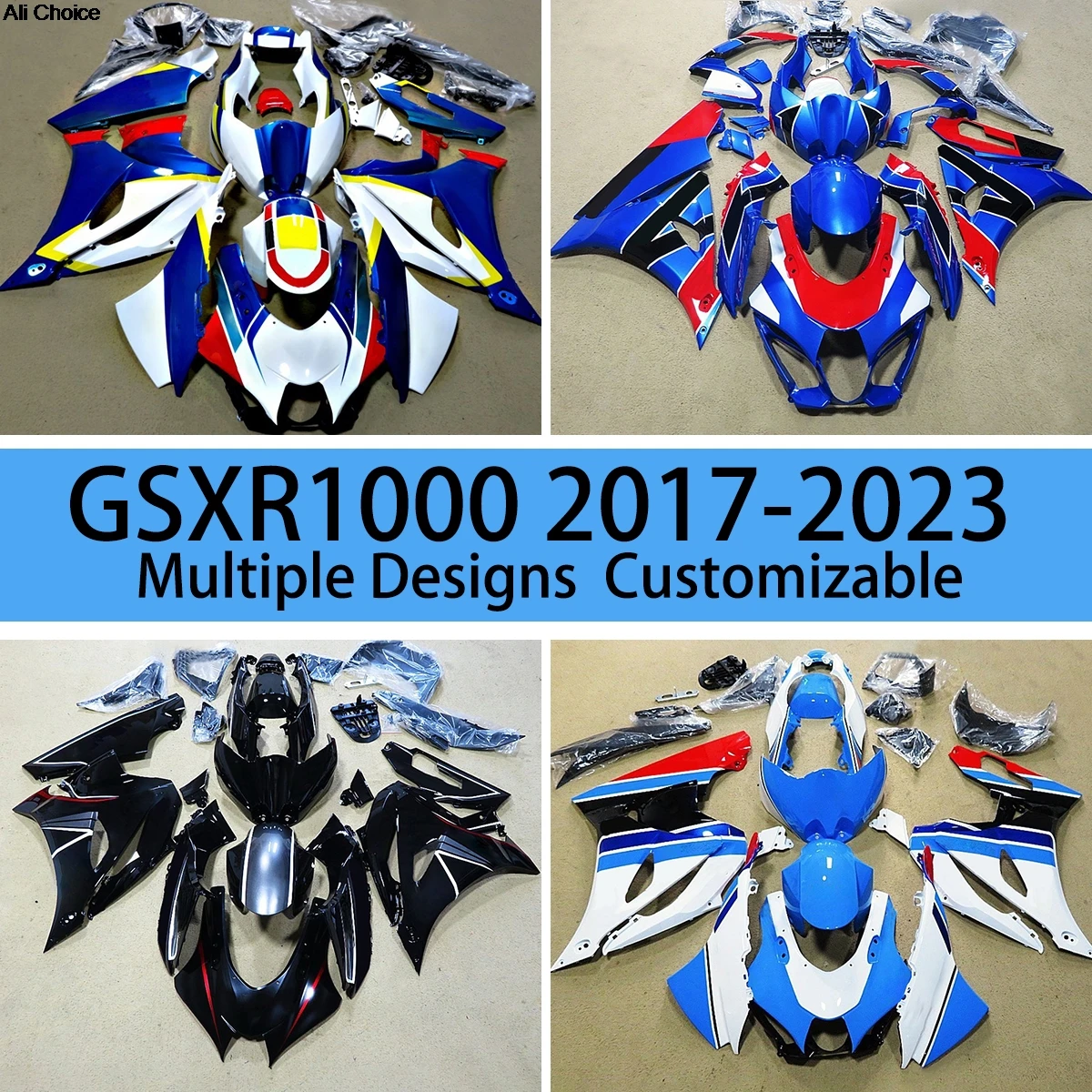 Подходит для SUZUKI GSXR1000 2017 2018 2019 2020 2021 2022 2023 обтекатели мотоцикла GSXR 1000 17-23 Бесплатный комплект обтекателей на заказ
Подходит для SUZUKI GSXR1000 2017 2018 2019 2020 2021 2022 2023 обтекатели мотоцикла GSXR 1000 17-23 Бесплатный комплект обтекателей на заказ