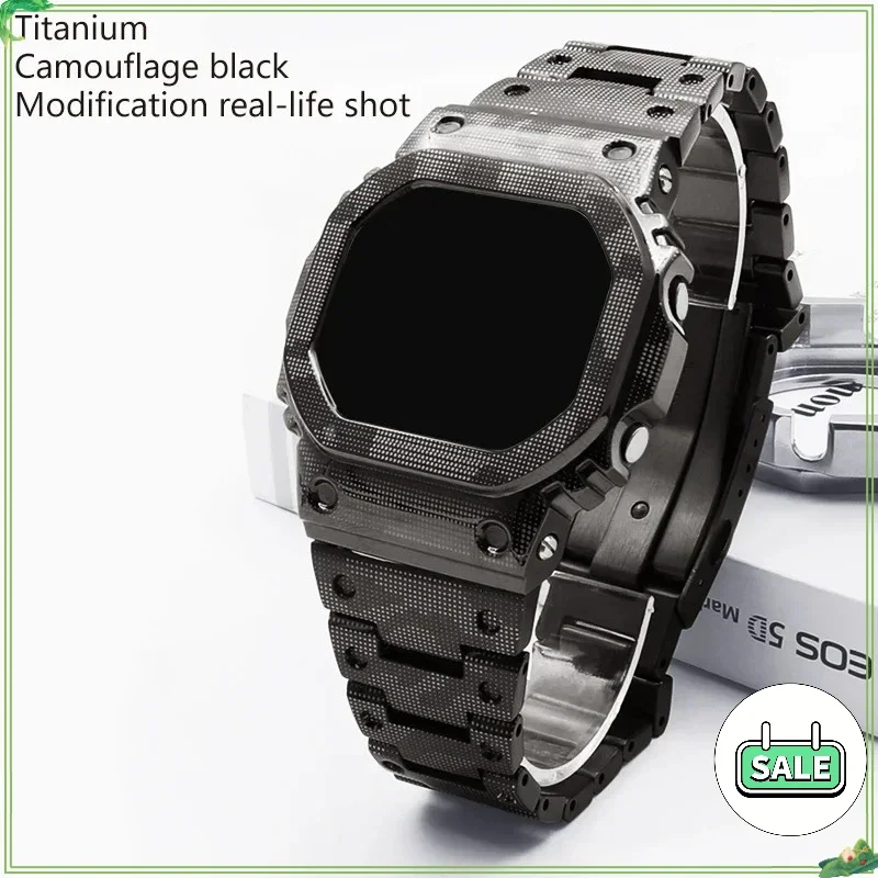 Titanium Case 5600 5610 GMW-B5000 5035 Mod Kit For Casioak Watch Metal Bezel And Strap G5600E GWB5600 GWM5610 DW5600 With Tools
Titanium Case 5600 5610 GMW-B5000 5035 Mod Kit For Casioak Watch Metal Bezel And Strap G5600E GWB5600 GWM5610 DW5600 With Tools