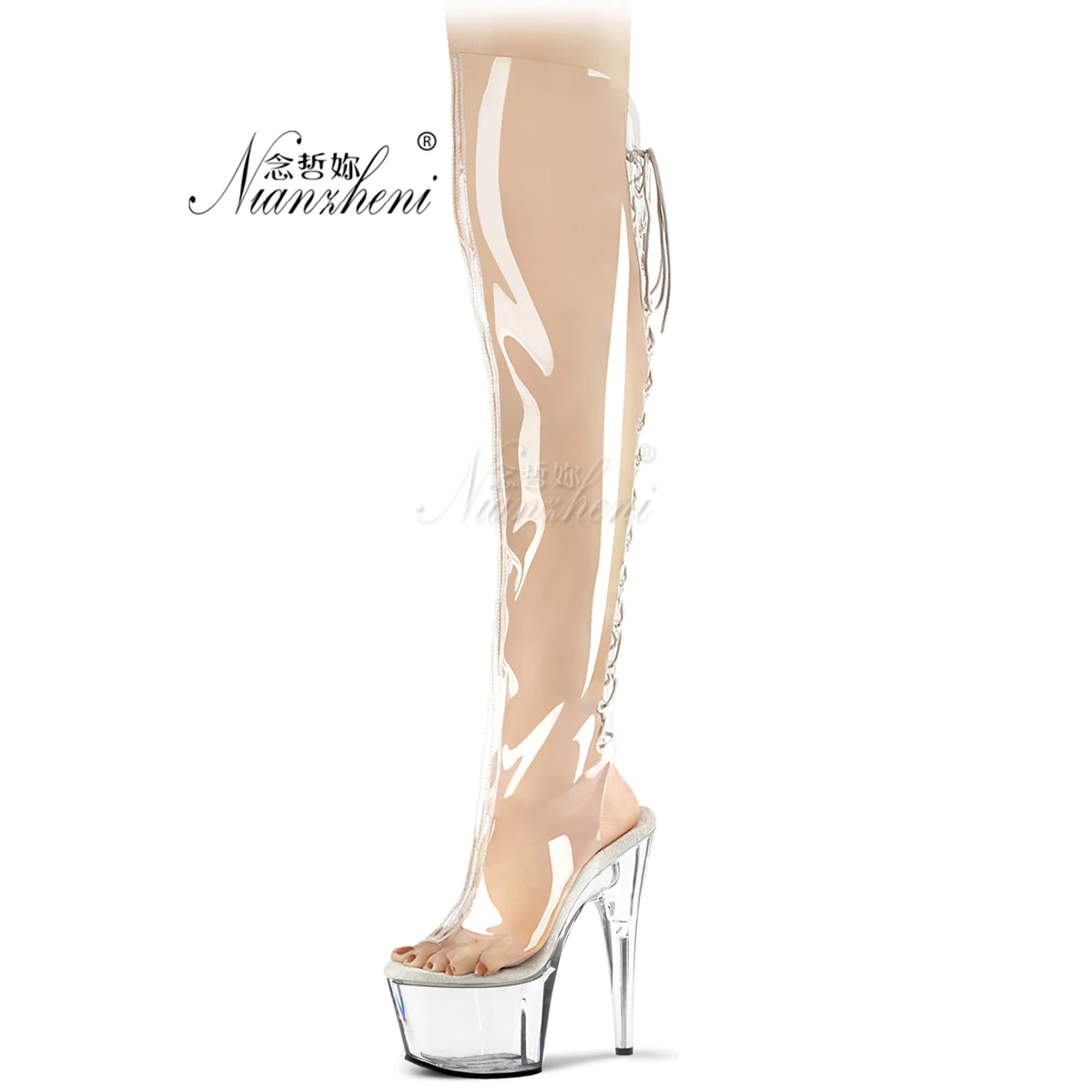 Экзотические ботинки, пикантные фетиш-сапоги на высоком каблуке 20 см для танцев на пилоне, 8-дюймовая платформа для стриптиза, вечерние туфли выше колена с прозрачными кристаллами, новинка
Экзотические ботинки, пикантные фетиш-сапоги на высоком каблуке 20 см для танцев на пилоне, 8-дюймовая платформа для стриптиза, вечерние туфли выше колена с прозрачными кристаллами, новинка