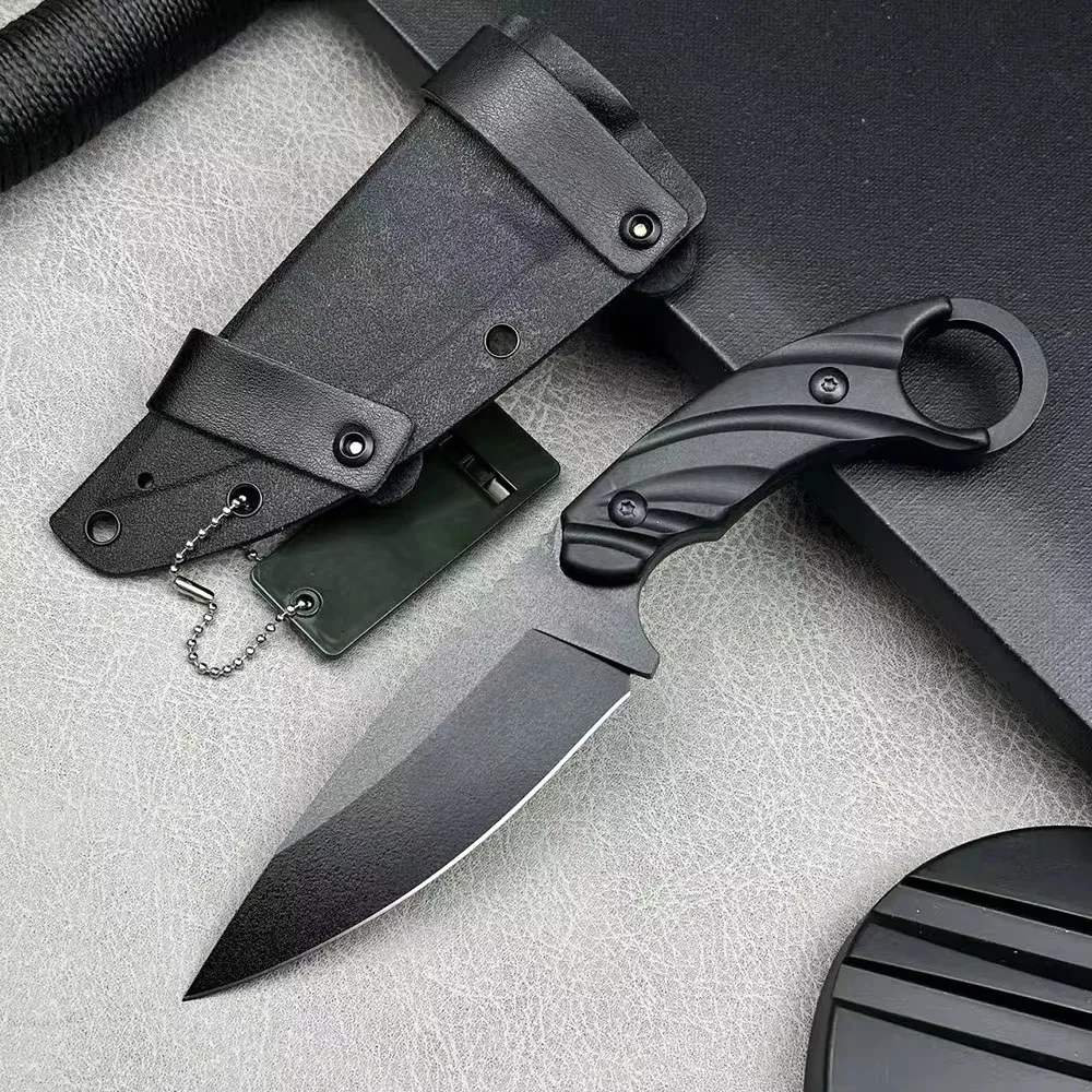 Портативный походный нож с фиксированным клинком из стали 8Cr13Mov, рукоять из нейлонового волокна, легкий и прочный, для кемпинга
Портативный походный нож с фиксированным клинком из стали 8Cr13Mov, рукоять из нейлонового волокна, легкий и прочный, для кемпинга
