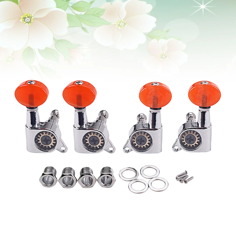 4pcs 2L 2R Enclosed Ukulele Tuning Pegs Tuners Nickel Machine Head with Buttons Furrules Mounting Screws Keys Set for Ukulele (R
4pcs 2L 2R Enclosed Ukulele Tuning Pegs Tuners Nickel Machine Head with Buttons Furrules Mounting Screws Keys Set for Ukulele (R