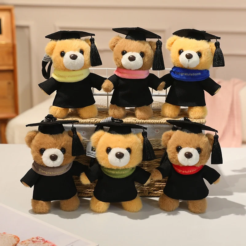 15cm Cute Dr. Bear Plush Toy Stuffed Animals Soft Kawaii Litter Bear Animal Dolls Pendant Graduation Gifts for Girls Present
15cm Cute Dr. Bear Plush Toy Stuffed Animals Soft Kawaii Litter Bear Animal Dolls Pendant Graduation Gifts for Girls Present