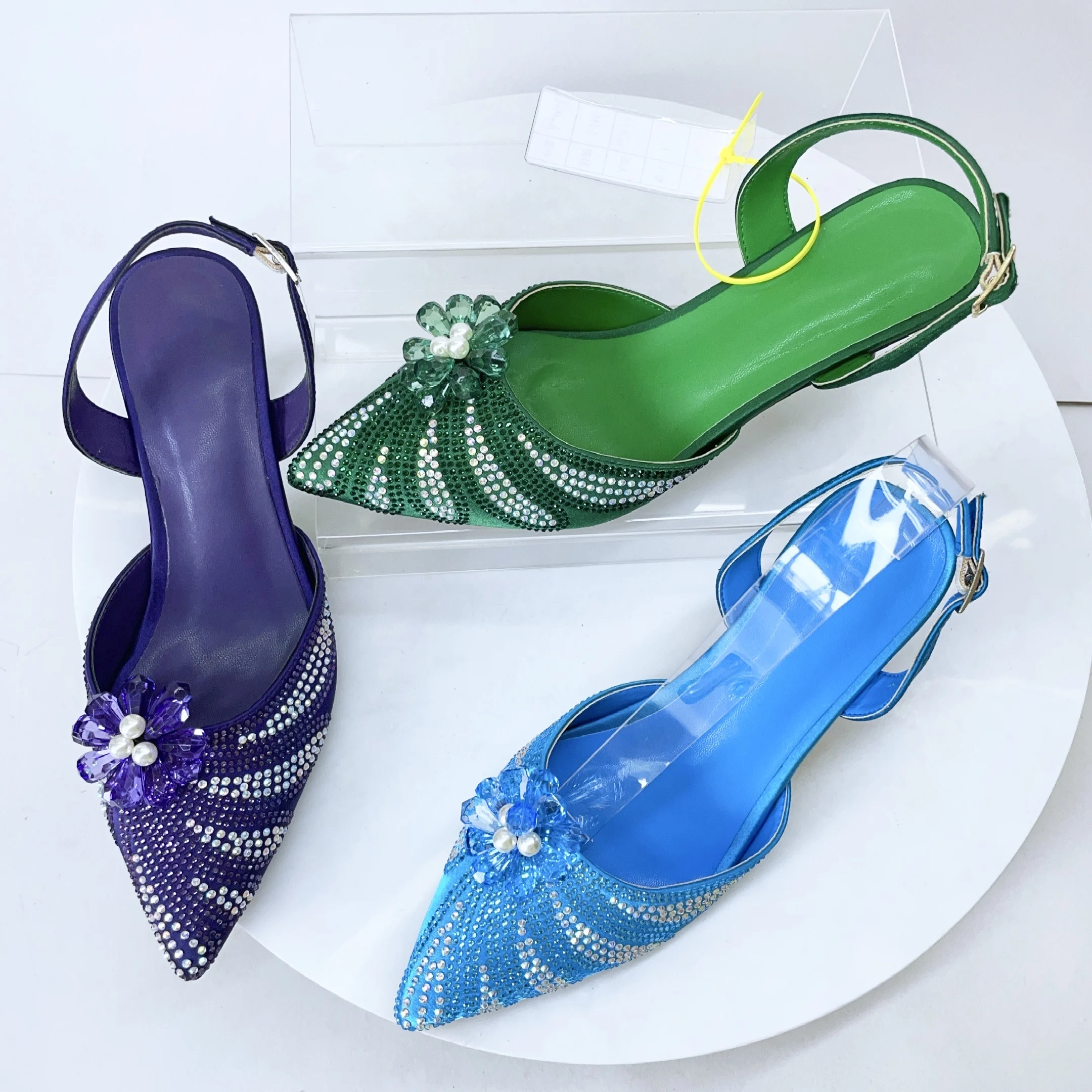 LNATISNOVA Ideal Gift for Her: Rhinestone Pointed-Toe Pump & Floral Clutch Set – Luxury Crystal Dress Shoes with Ankle Strap
LNATISNOVA Ideal Gift for Her: Rhinestone Pointed-Toe Pump & Floral Clutch Set – Luxury Crystal Dress Shoes with Ankle Strap