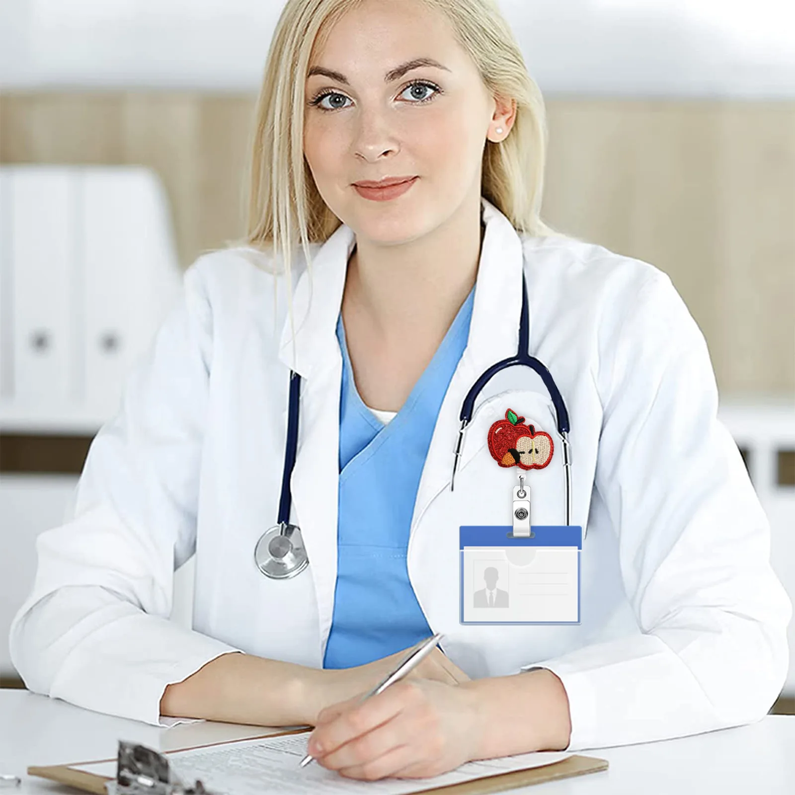 Thanksgiving Badge Holder Cute Embroidered Apple Maple Leaf Cake Pumpkin Squirrel Turkey Retractable ID Badge Reel for Doctor
Thanksgiving Badge Holder Cute Embroidered Apple Maple Leaf Cake Pumpkin Squirrel Turkey Retractable ID Badge Reel for Doctor