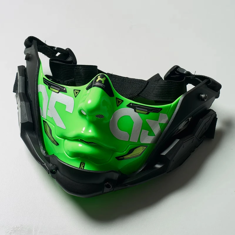 Cyberpunk tactical mask - lightweight half face protective mask | perfect for outdoor cycling and Halloween party costumes
Cyberpunk tactical mask - lightweight half face protective mask | perfect for outdoor cycling and Halloween party costumes