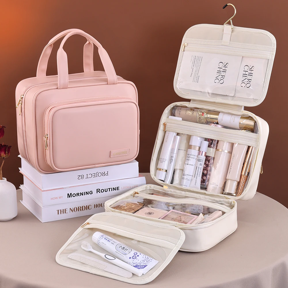 Large Capacity Cosmetic Bag Makeup Toiletries Organizer PU Leather Portable Travel Toiletry Pouch Women Cosmetic Storage Bag
Large Capacity Cosmetic Bag Makeup Toiletries Organizer PU Leather Portable Travel Toiletry Pouch Women Cosmetic Storage Bag