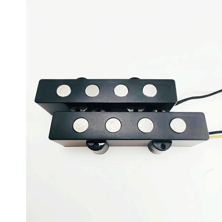 Custom Alnco 5 Jazz Pickup 4 String Bass Guitar Pickup with 9mm Large Pole Piece Made in China
Custom Alnco 5 Jazz Pickup 4 String Bass Guitar Pickup with 9mm Large Pole Piece Made in China