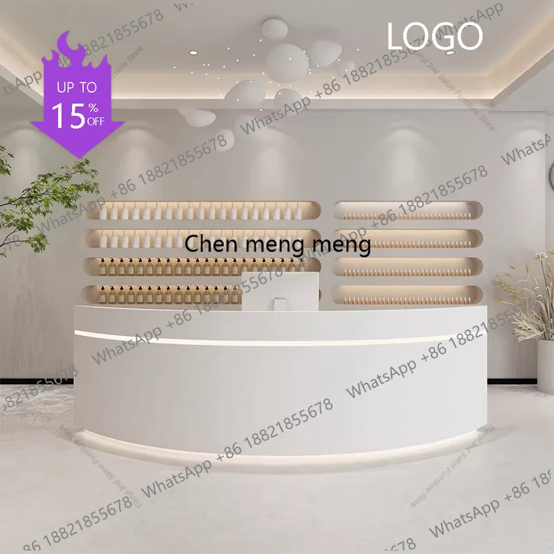 D5556 Modern Curved Bar Counter Service Desk Simple Design Beauty Salon Shop Reception Desk Creative Office Furniture pulpitos
D5556 Modern Curved Bar Counter Service Desk Simple Design Beauty Salon Shop Reception Desk Creative Office Furniture pulpitos