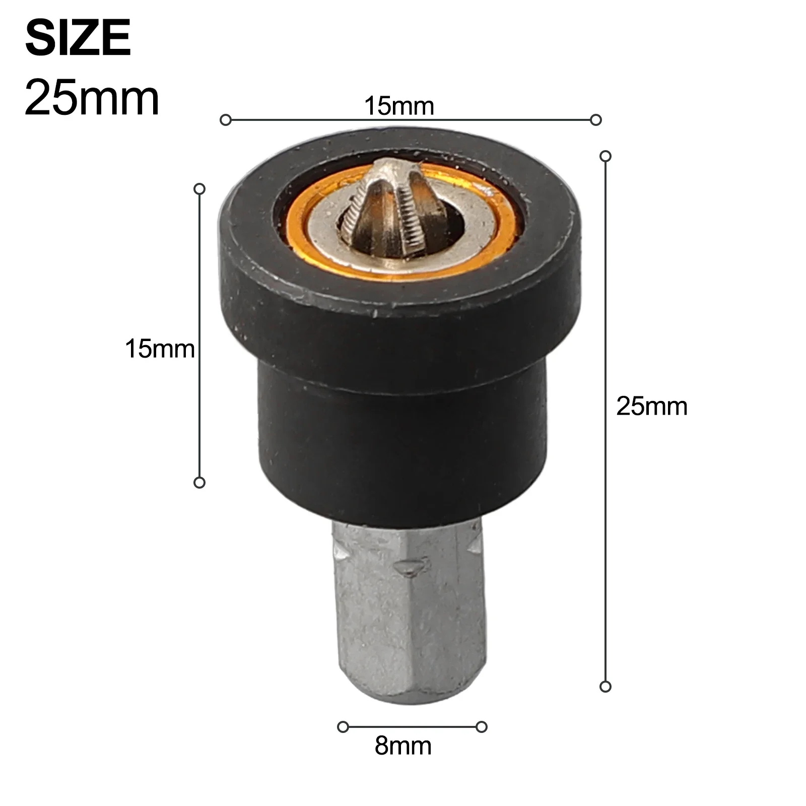 Magnetic Screwdriver Bits Holder Tool 25mm 50mm Accessories Black Grey Cross-head Drill Bit Tool Steel Magnetic Practical
Magnetic Screwdriver Bits Holder Tool 25mm 50mm Accessories Black Grey Cross-head Drill Bit Tool Steel Magnetic Practical