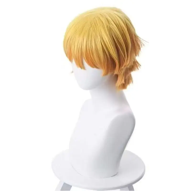 Anime Zenitsu Agatsuma Cosplay Wig Yellow to Orange Gradient Heat Resistant Synthetic Fiber Wig with Scalp Top With Rose Net
Anime Zenitsu Agatsuma Cosplay Wig Yellow to Orange Gradient Heat Resistant Synthetic Fiber Wig with Scalp Top With Rose Net