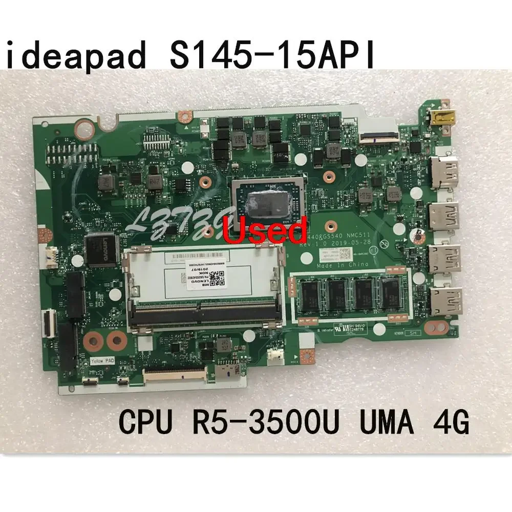 Используется для Lenovo Ideapad S145-15API, материнская плата для ноутбука с процессором R5-3500U UMA 4G FRU 5B20S42802
Используется для Lenovo Ideapad S145-15API, материнская плата для ноутбука с процессором R5-3500U UMA 4G FRU 5B20S42802