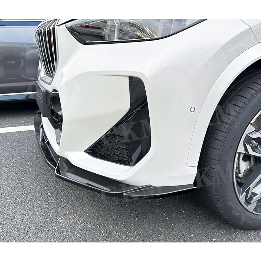 Глянцевый черный передний бампер из АБС-пластика, спойлер на подбородке для BMW X1 U11 M Sport 2023+, карбоновый вид, накладка на передний бампер, комплекты кузова, аксессуары 
Глянцевый черный передний бампер из АБС-пластика, спойлер на подбородке для BMW X1 U11 M Sport 2023+, карбоновый вид, накладка на передний бампер, комплекты кузова, аксессуары