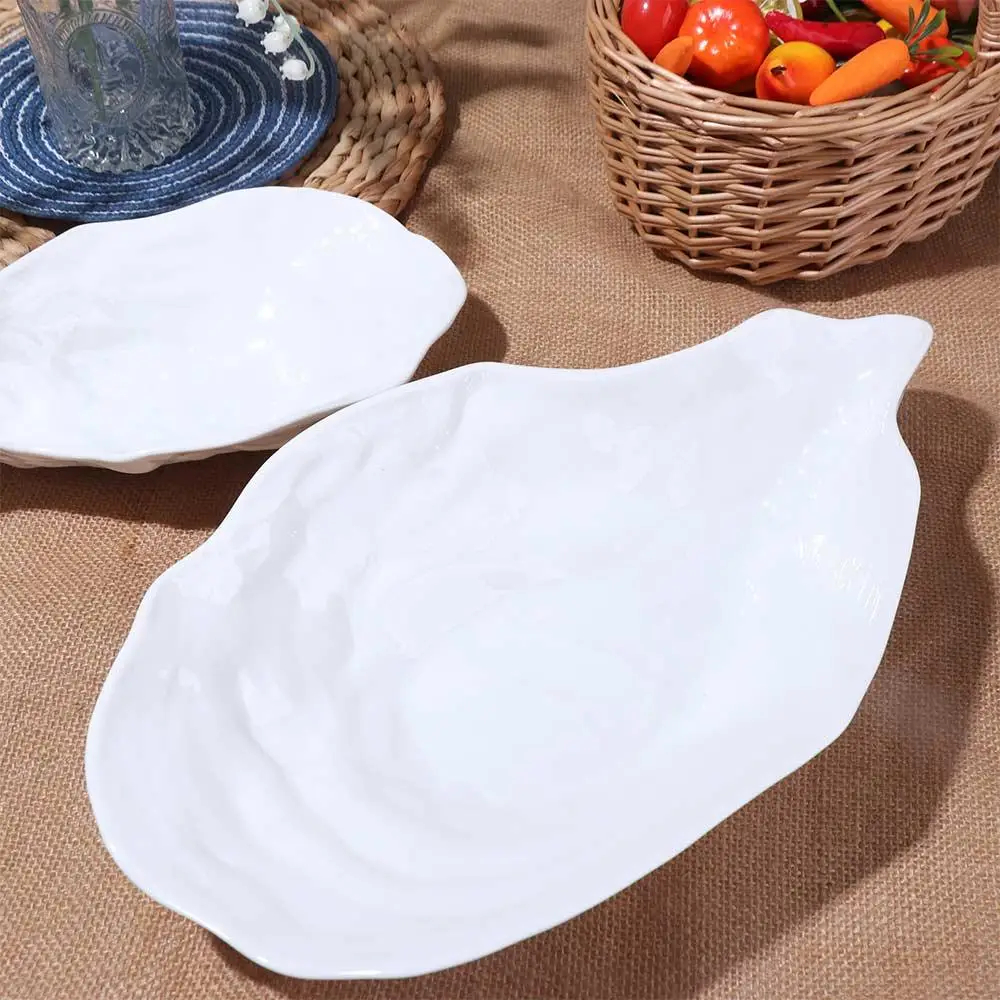 Kitchen Organizer Ceramic Sashimi Plate Creative Reusable Salad Plate Oyster Shell Shape Multi-Function Dessert Tray Bread
Kitchen Organizer Ceramic Sashimi Plate Creative Reusable Salad Plate Oyster Shell Shape Multi-Function Dessert Tray Bread
