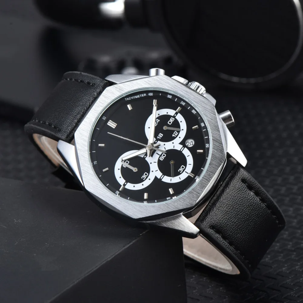 Newest Brand Women Men Quartz Watch Black Leather Strap Business Calendar Versatile Stylish Sports For Unisex BS Watch No Box
Newest Brand Women Men Quartz Watch Black Leather Strap Business Calendar Versatile Stylish Sports For Unisex BS Watch No Box