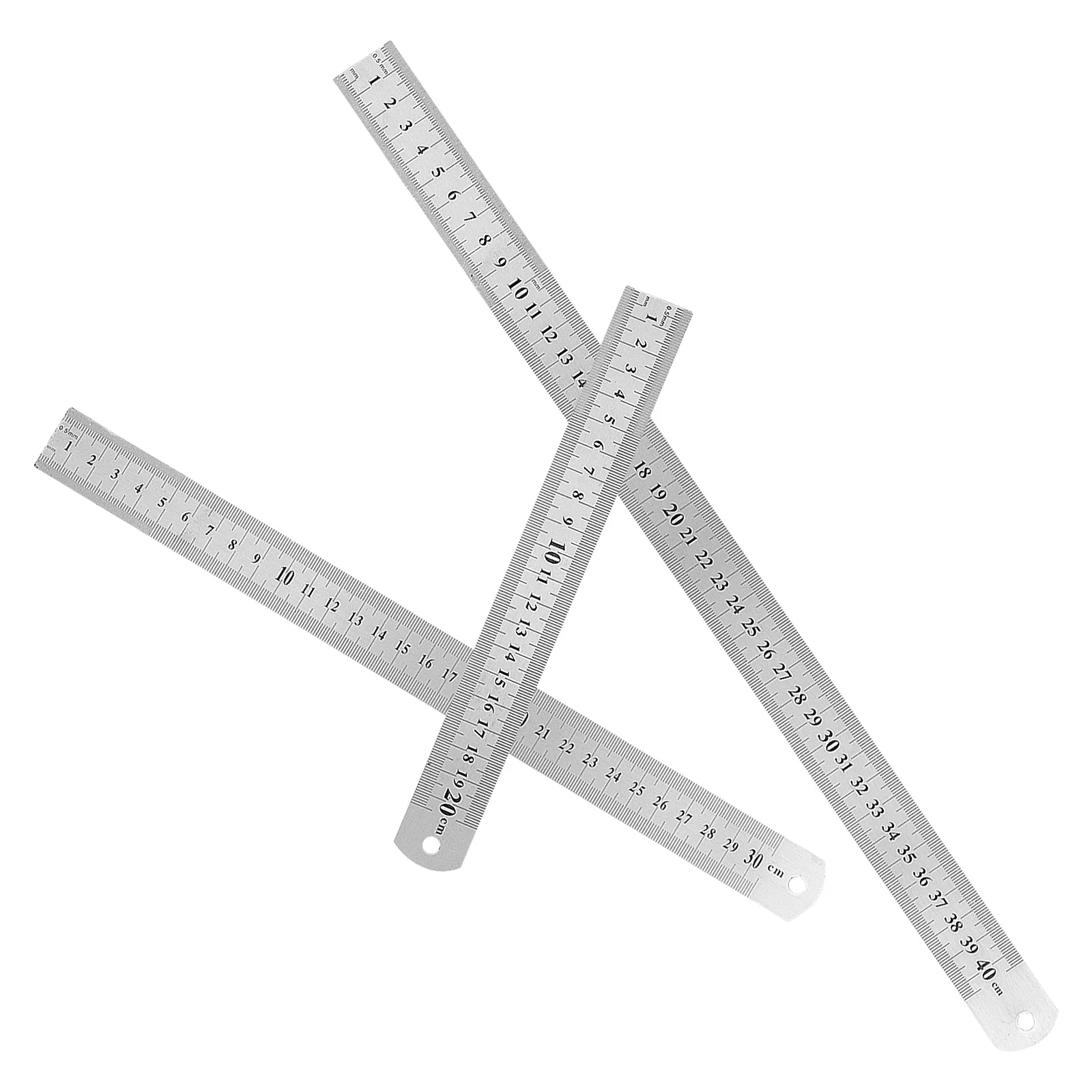 3Pcs Metal Ruler Stainless Steel Straight Ruler for School Office Drawing 20cm 30cm 40cm Wear Resistant Straight Rulers
3Pcs Metal Ruler Stainless Steel Straight Ruler for School Office Drawing 20cm 30cm 40cm Wear Resistant Straight Rulers