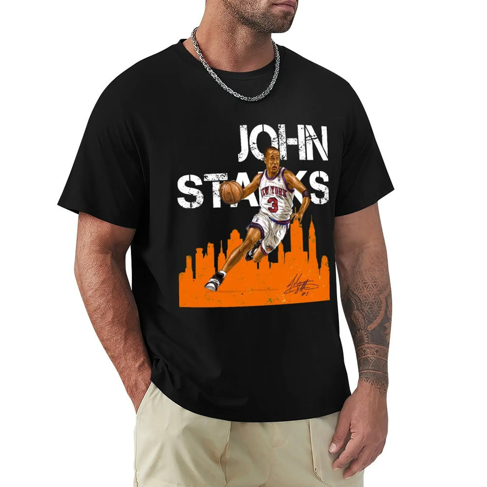 John Starks New York Basketball Shirt T-Shirt Plus Size Summer Casual T-Shirt
John Starks New York Basketball Shirt T-Shirt Plus Size Summer Casual T-Shirt