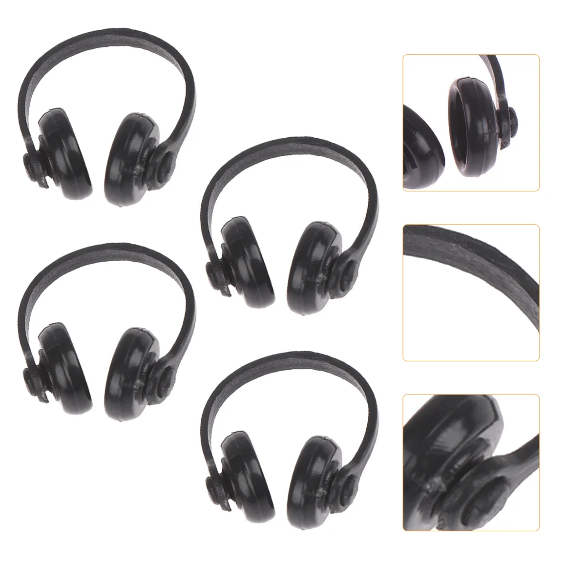 4 Pcs Dollhouse Headphones Small Headset Ear Mini Model Earphone Plastic Decorative Headsets Miniature for Layout
4 Pcs Dollhouse Headphones Small Headset Ear Mini Model Earphone Plastic Decorative Headsets Miniature for Layout
