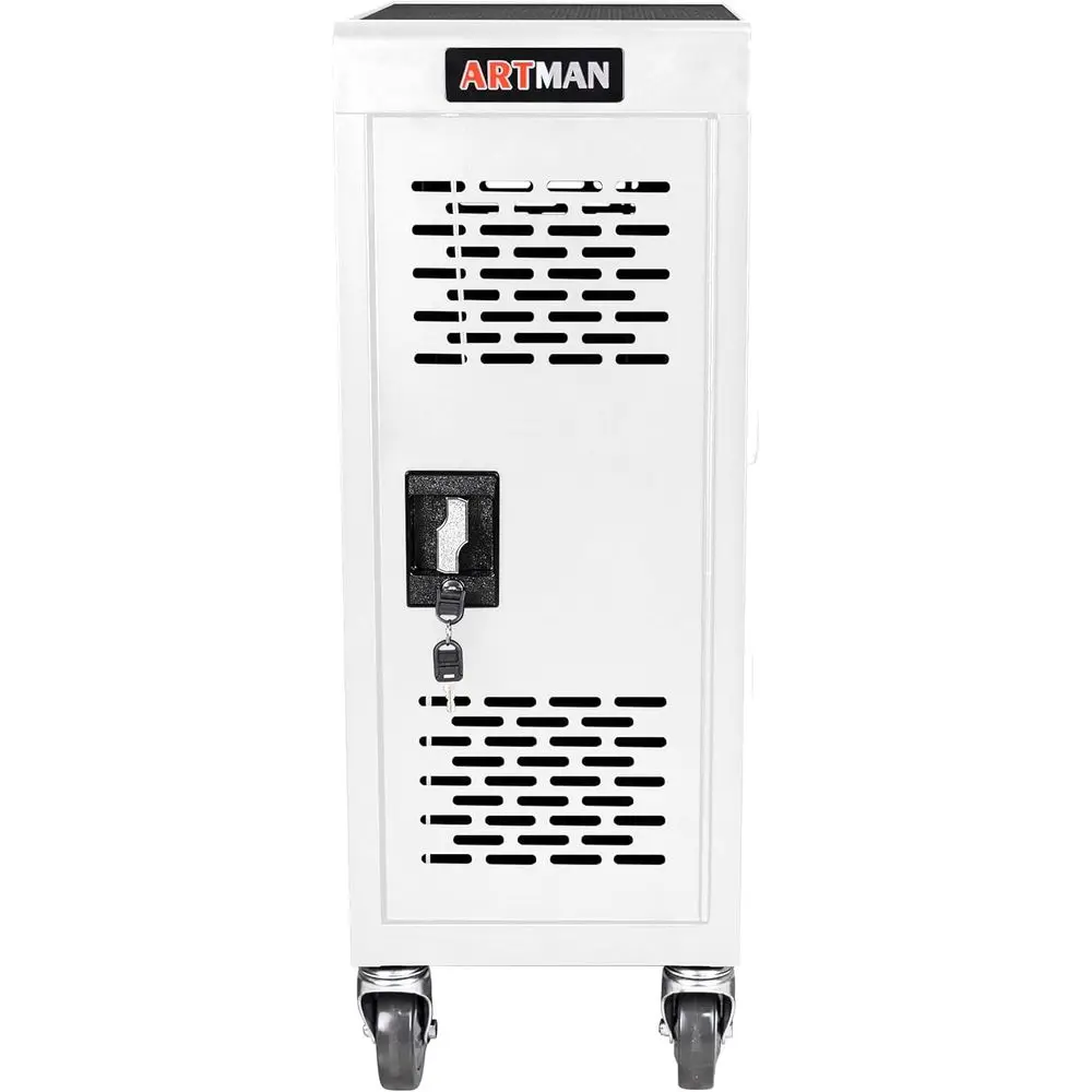 34 White Steel Storage Cabinet with Charging and Cord Management for Office and Classroom Use
34 White Steel Storage Cabinet with Charging and Cord Management for Office and Classroom Use