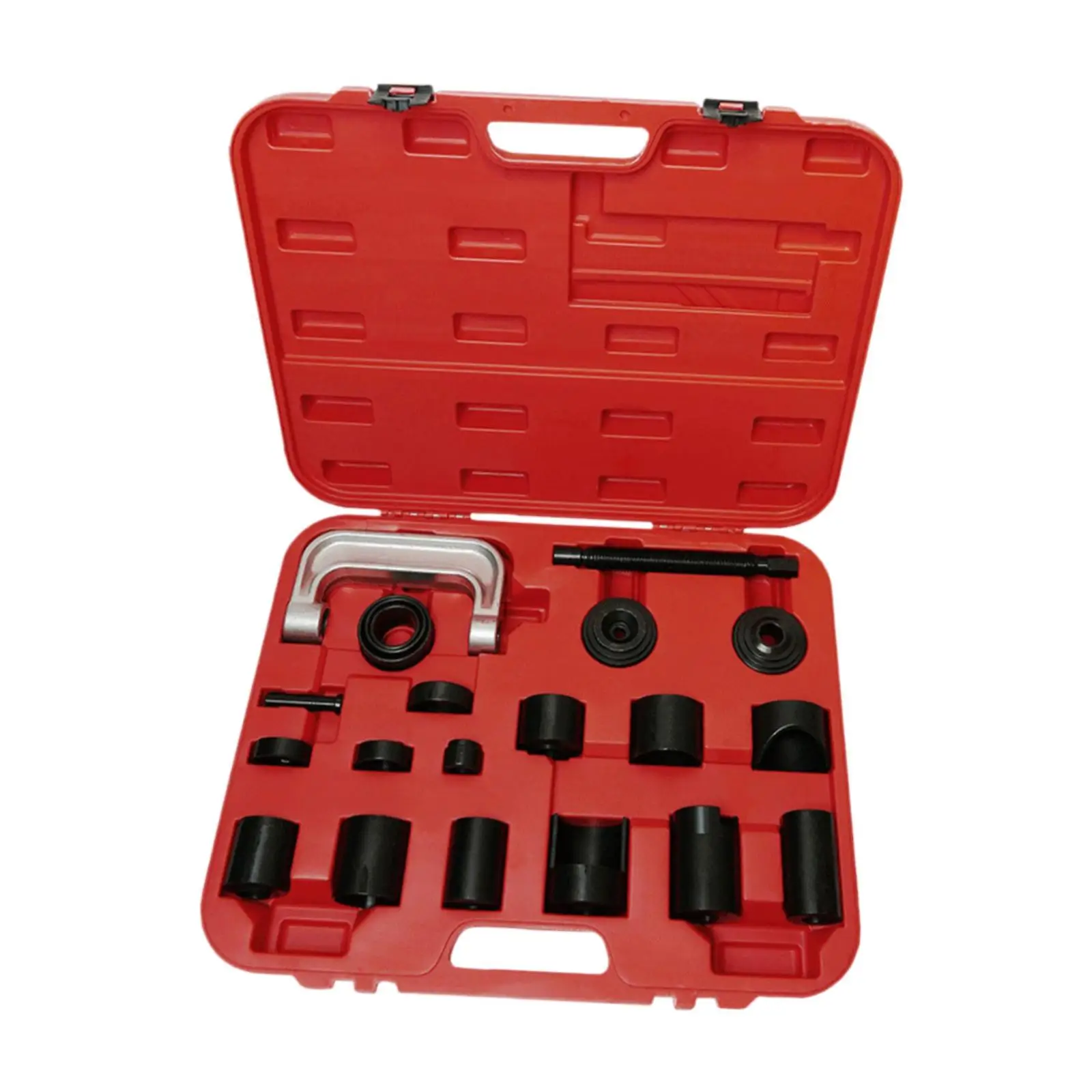 Ball Joint Press Tool Kit, Ball Joint Service Ki 21 Pieces, Heavy Duty, U Joint Removal Tools Universal for Light Trucks
Ball Joint Press Tool Kit, Ball Joint Service Ki 21 Pieces, Heavy Duty, U Joint Removal Tools Universal for Light Trucks