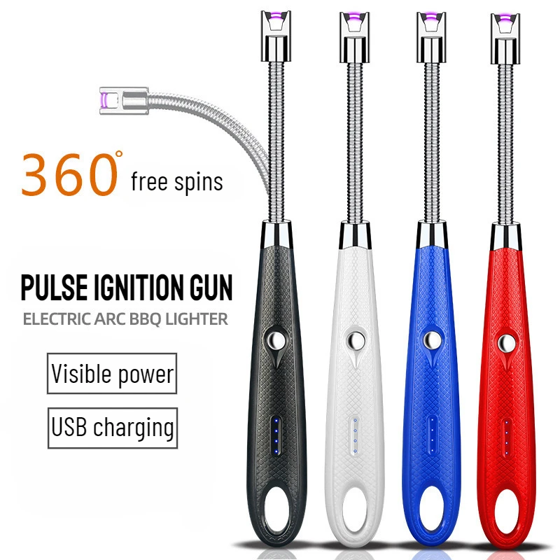 2025 New 360-degree Rotating Hose Arc Charging Ignition Gun Kitchen Outdoor Barbecue Extended Windproof Igniter Type-c Lighter
2025 New 360-degree Rotating Hose Arc Charging Ignition Gun Kitchen Outdoor Barbecue Extended Windproof Igniter Type-c Lighter