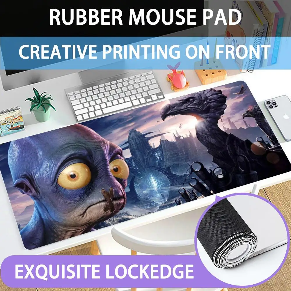 Mouse Pad Large rubber mouse pad with lock edge computer gamer HD Mysterious Oddworld printing desk pad keyboard pad
Mouse Pad Large rubber mouse pad with lock edge computer gamer HD Mysterious Oddworld printing desk pad keyboard pad