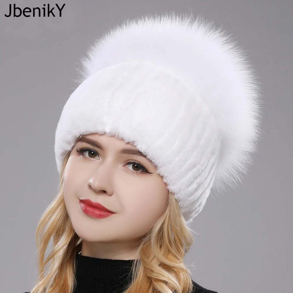 Russia New Style Women Real Genuine Fox Fur Beanies Hat Girls Natural Real Rex Rabbit Fur Skullies Cap Knit Winter Real Fur Hats
Russia New Style Women Real Genuine Fox Fur Beanies Hat Girls Natural Real Rex Rabbit Fur Skullies Cap Knit Winter Real Fur Hats