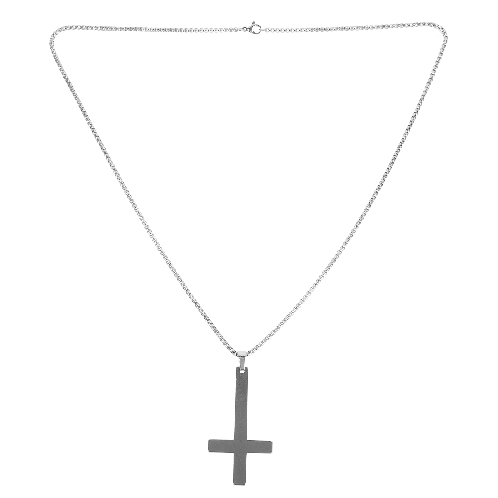 Stainless Steel Cross Pendant Necklace for Men Black Color Lightweight Smooth Edge Fashion Jewelry Metal Chain
Stainless Steel Cross Pendant Necklace for Men Black Color Lightweight Smooth Edge Fashion Jewelry Metal Chain