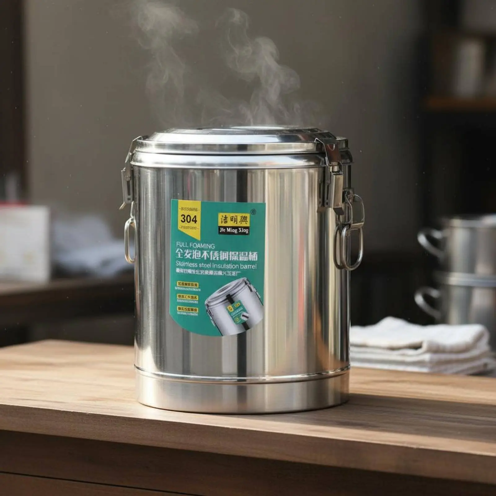 Stainless Steel Thermal Container Long-Lasting Construction Large Capacity Milk Tea Barrel Thermal Drink Container Portable
Stainless Steel Thermal Container Long-Lasting Construction Large Capacity Milk Tea Barrel Thermal Drink Container Portable
