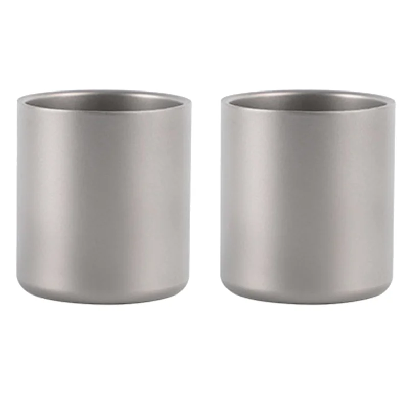 Y67A-2X 600Ml Double Wall Titanium Water Cup Coffee Tea Mug For Home Office Outdoor Camping Hiking Picnic Without Handle
Y67A-2X 600Ml Double Wall Titanium Water Cup Coffee Tea Mug For Home Office Outdoor Camping Hiking Picnic Without Handle