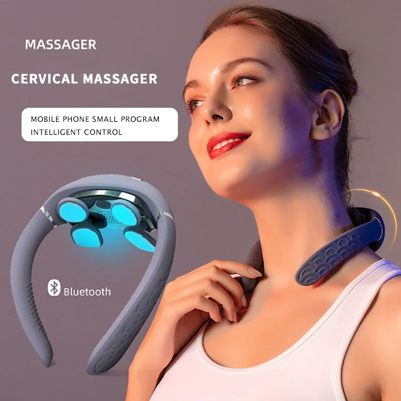 Cervical Vertebra And Neck Massage Instrument Electric Pulse Bluetooth APP Hand Smart Control Neck Protector
Cervical Vertebra And Neck Massage Instrument Electric Pulse Bluetooth APP Hand Smart Control Neck Protector