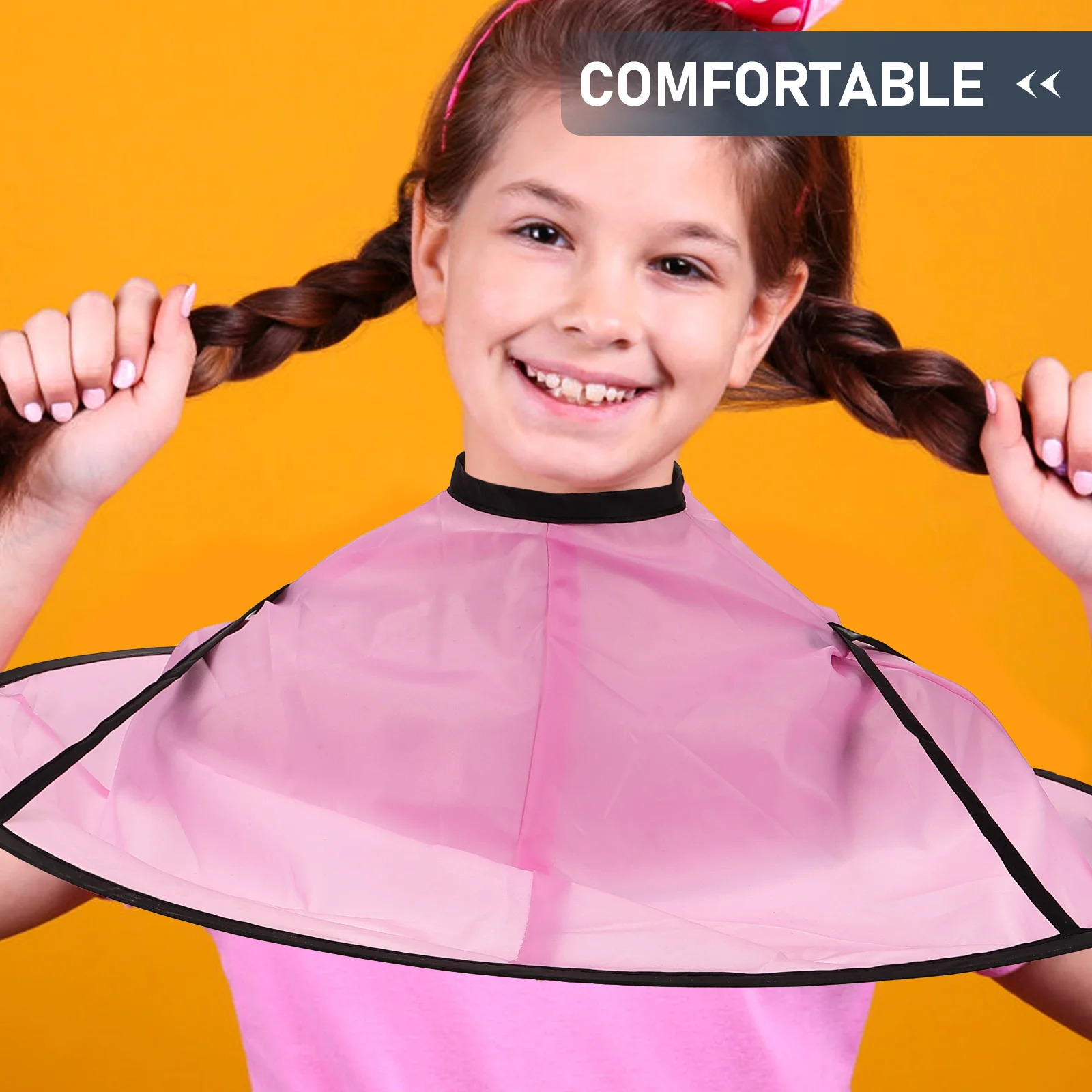 Cutting Gown Barber Cape Toddler Robe Non-stick Hair Anti-static Pink Cloth Waterproof Fabric Easy Clean
Cutting Gown Barber Cape Toddler Robe Non-stick Hair Anti-static Pink Cloth Waterproof Fabric Easy Clean