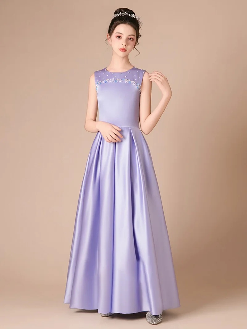 Girls Sleeveless Neck Beaded Teen Dress Junior Bridesmaid Dress Wedding Dress Princess Dress Holiday Dress/ Custom
Girls Sleeveless Neck Beaded Teen Dress Junior Bridesmaid Dress Wedding Dress Princess Dress Holiday Dress/ Custom
