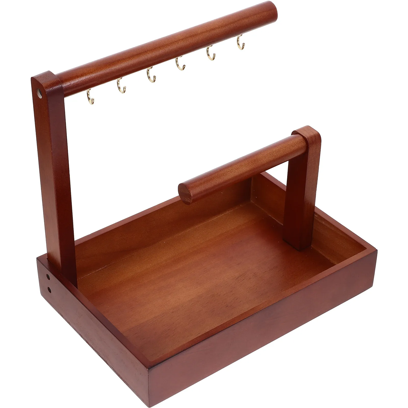 Wooden Jewelry Stand for Bracelets Watches Rings Bangle Organizer Display Rack Retro Style Hardwood Non-Deformable Desktop
Wooden Jewelry Stand for Bracelets Watches Rings Bangle Organizer Display Rack Retro Style Hardwood Non-Deformable Desktop