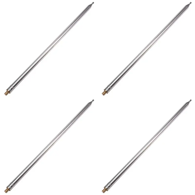AA08-4Pcs 5.6M Whip Pull Rod Antenna For Radio Positive V Antenna GP Antenna Telescopic Antenna DIY M10 Shortwave Antenna
AA08-4Pcs 5.6M Whip Pull Rod Antenna For Radio Positive V Antenna GP Antenna Telescopic Antenna DIY M10 Shortwave Antenna
