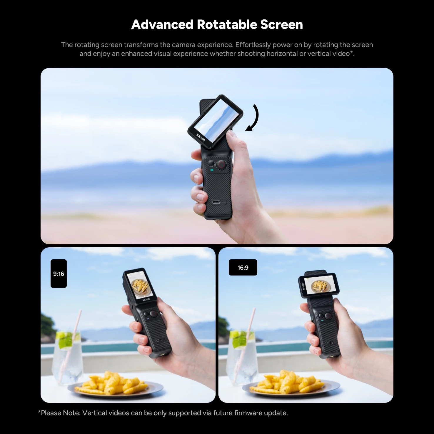 C400 Thumb Action Camera 4K FHD Image Transmission Remote Control 30M Waterproof 5G WiFi Pocket Camera Sport Action Cam
C400 Thumb Action Camera 4K FHD Image Transmission Remote Control 30M Waterproof 5G WiFi Pocket Camera Sport Action Cam